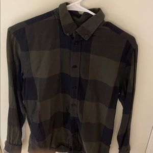 H & M big plaid shirt